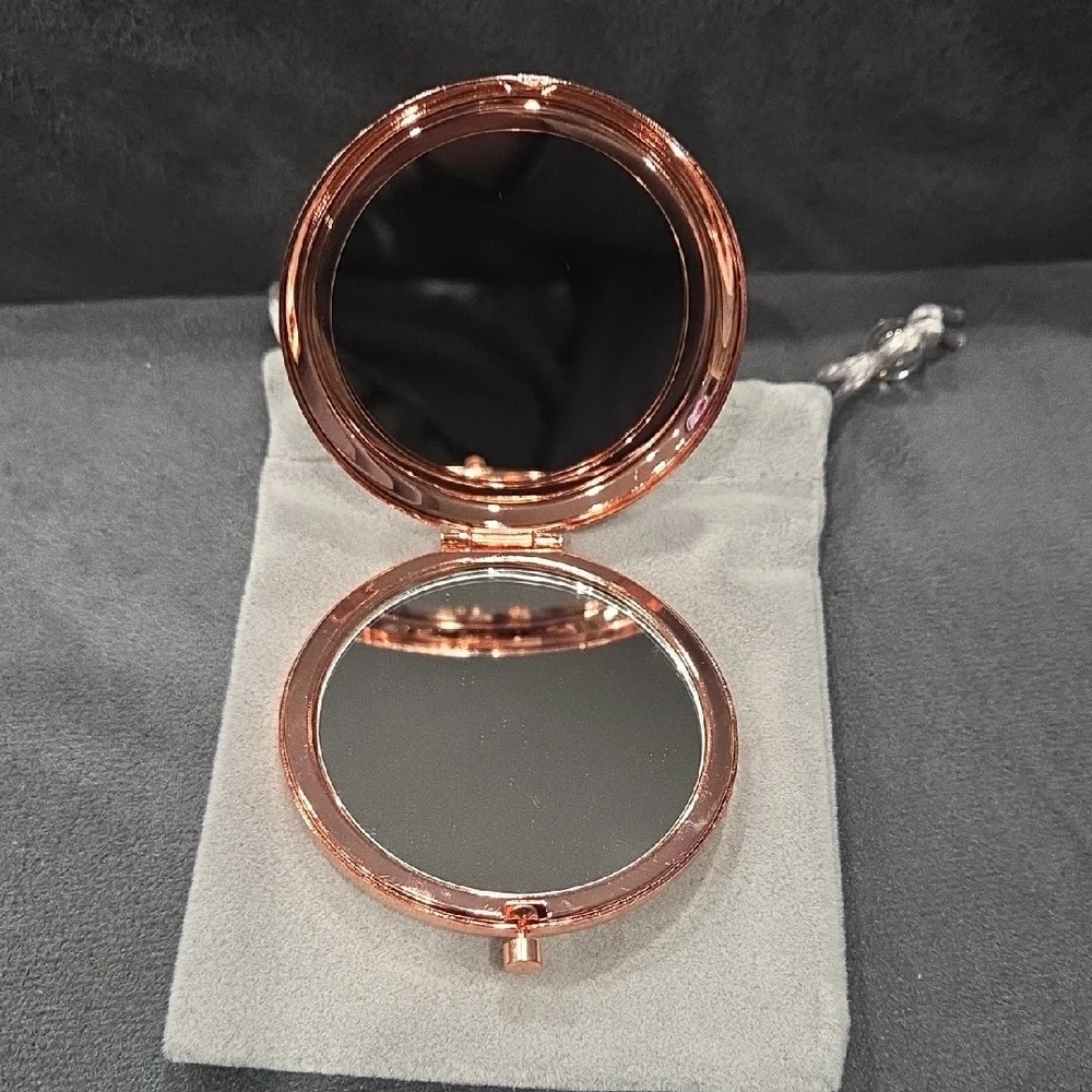 Rose Gold Funny Sarcastic Gift for Women Compact Mirrors